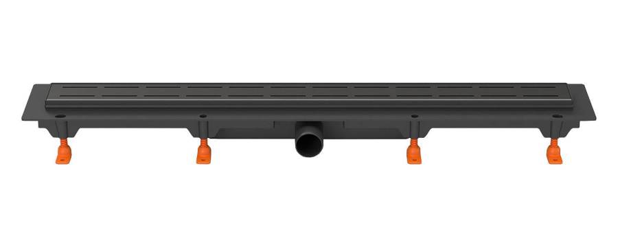 Душевой лоток 95 см Creto Walkway CRE-950 WB с решеткой, черный