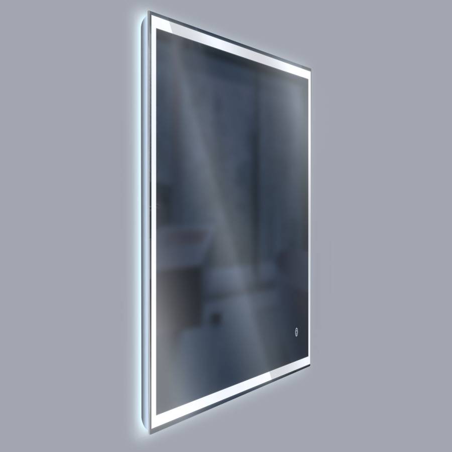 Зеркало LED VLM-3VN900 900х700 c сенсорным выключателем и диммером