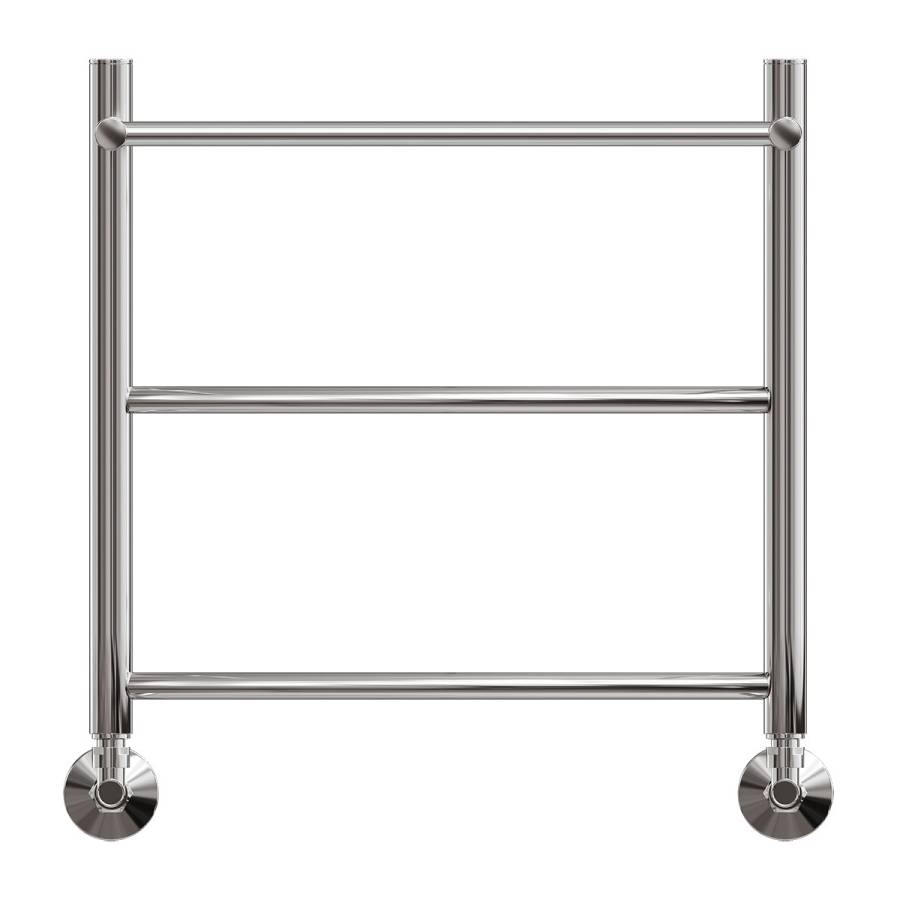 Полотенцесушитель водяной Point Афина PN04155P П2 500x500 с полкой, хром