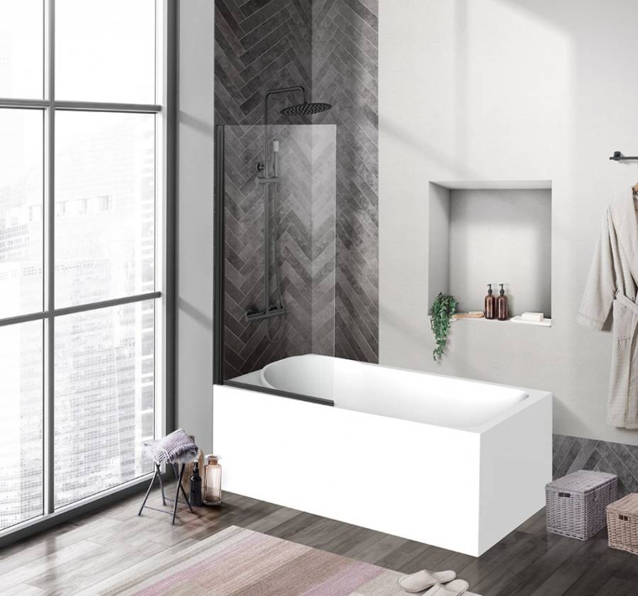 Душевая шторка на ванну BelBagno UNO-V-1-80/150-C-Cr
