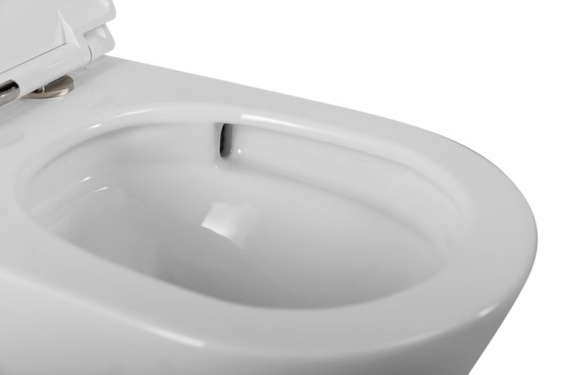 LINER Унитаз подвесной, безободковый с системой смыва "Торнадо", с сиденьем soft close, 49 см, CZR-38083-49-TH-TOR/SC