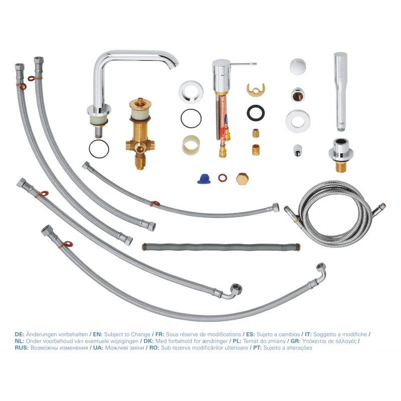 Смеситель для ванны Grohe Essence New 19578001 хром