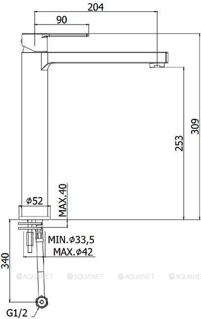 Смеситель для раковины Paffoni West WS074CR