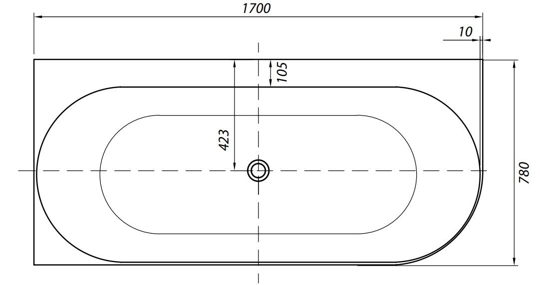 139778R Миниванна 2.31004.20A PRIORITY 4 белый (291917), шт