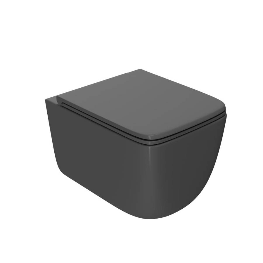Сет: OLI 120 ECO Sanitarblock pneumatic+Панель KARISMA, хр гл+Унитаз Point Меркурий, т.сер PN41831GM