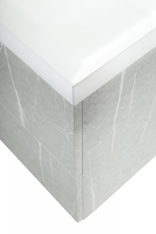 Тумба с раковиной подвесная BelBagno VITTORIA 100 Bianco Opaco, раковина белая