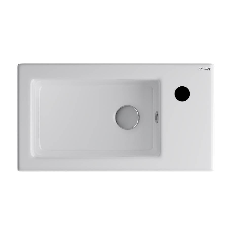 M85AWCC0452WG X-Joy, Раковина мебельная, керамическая, 45 см, встроенная, цвет: Белый, глянец