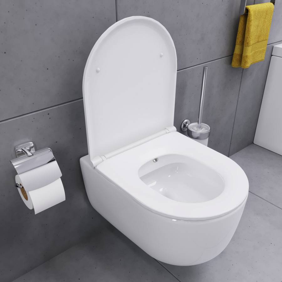 DX86C1800SC Sirius Унитаз подвесной безободковый с функцией биде с сиденьем микролифт