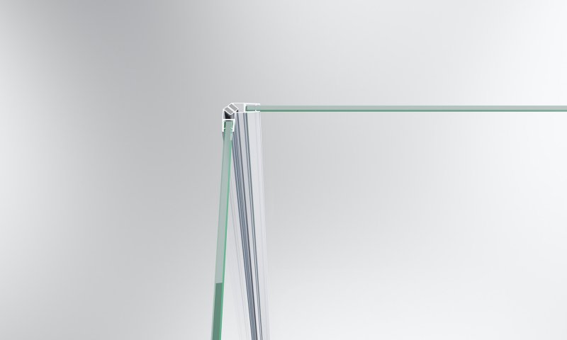 Душевой уголок BelBagno KRAFT-A-12-100-C-Cr-R