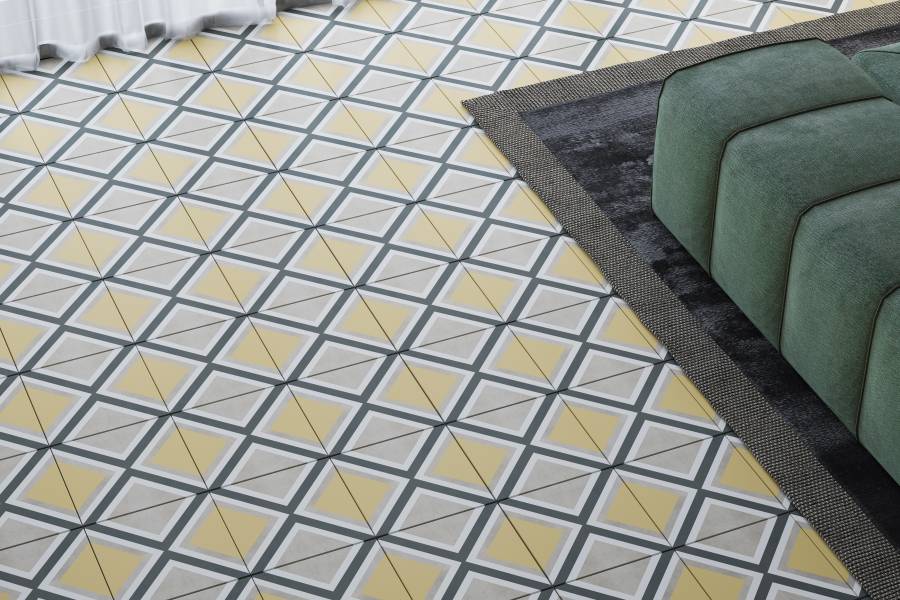 Плитка Poly Mustard 20х20