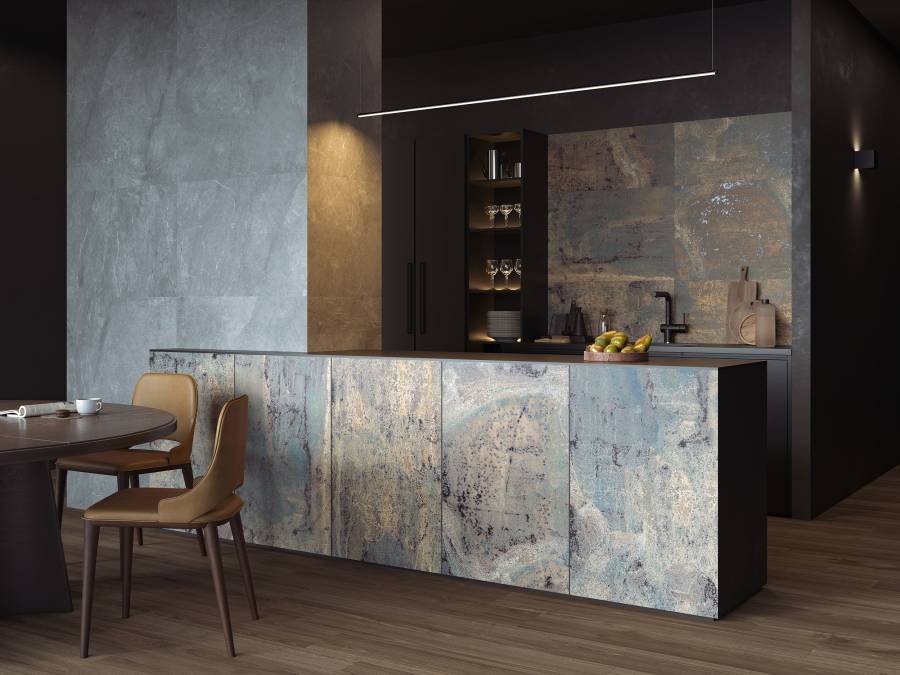 Керамогранит матовый OXIDO GREEN 60x120 5мм MATT, Loft