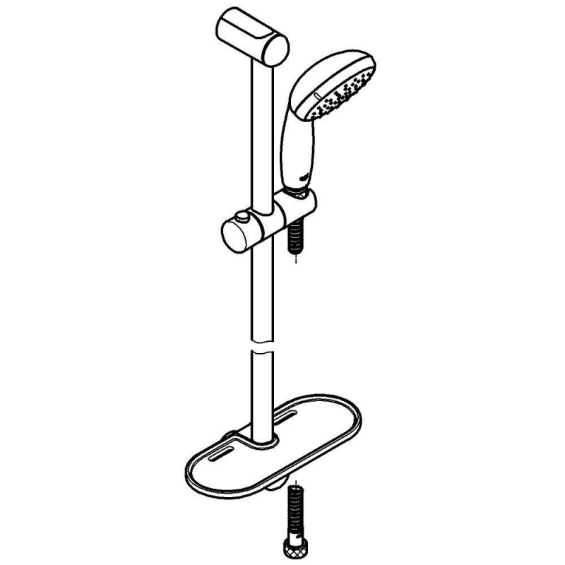 Душевой гарнитур Grohe Tempesta New 100 27926001 хром