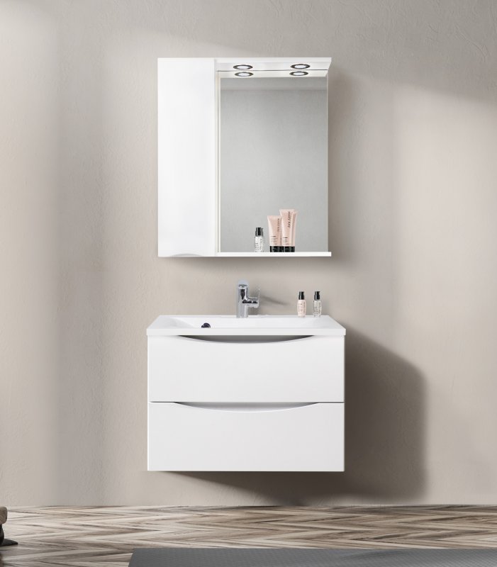 Шкаф подвесной BelBagno MARINO-SPC-700/750-1A-BL-P-L
