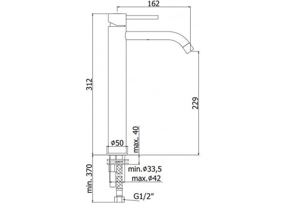 Смеситель для раковины Paffoni Light LIG081HGSP