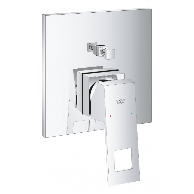 Смеситель однорычажный с переключателем на 2 положения, GROHE Eurocube, хром, (24062000)
