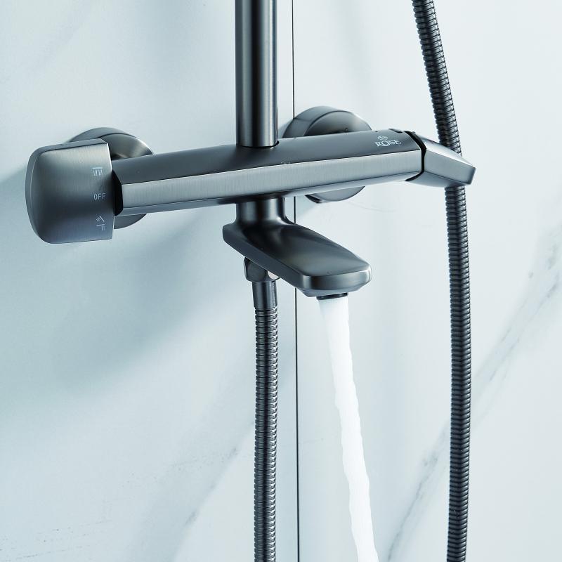Душевая стойка с термостатом ROSE R39T R3936T