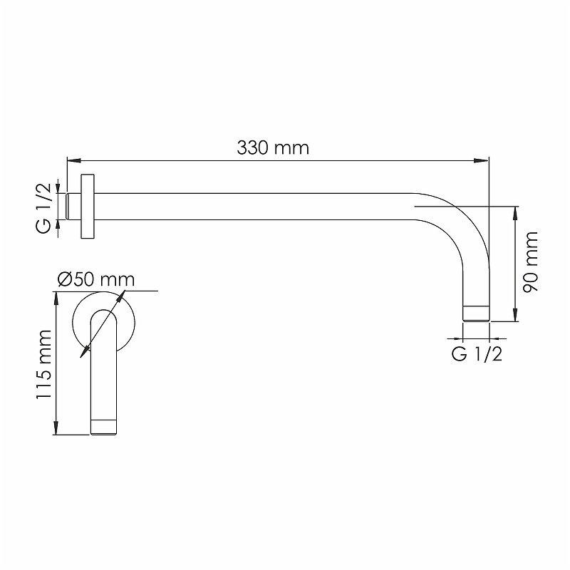 A7748.338.329.290.292.291 Thermo Встраиваемый комплект для душа с верхней душевой насадкой и лейкой