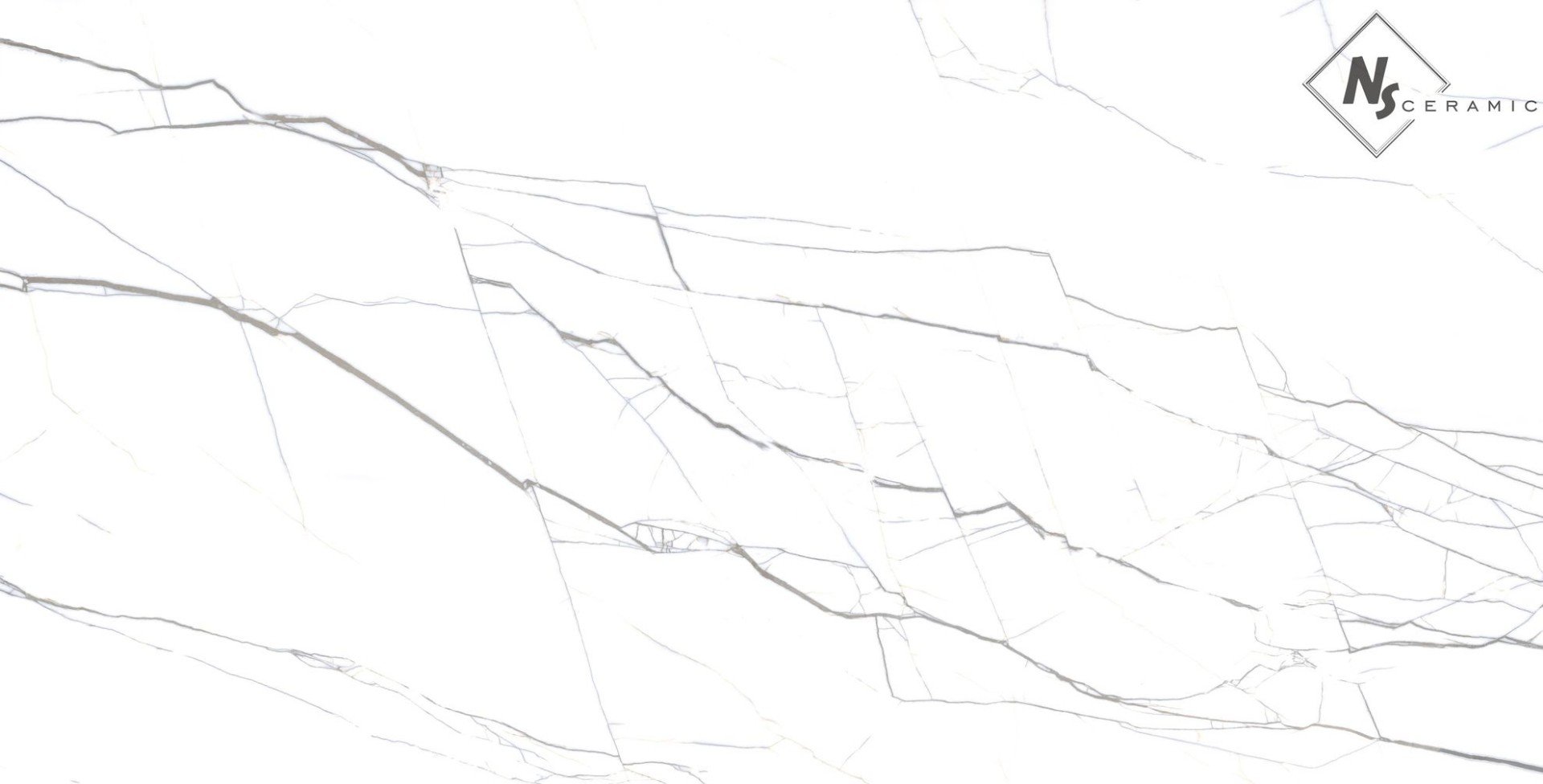 NS Ceramic Керамогранит с Эффектом Камня NSC1274 White 60x120 - керамическая плитка и керамогранит