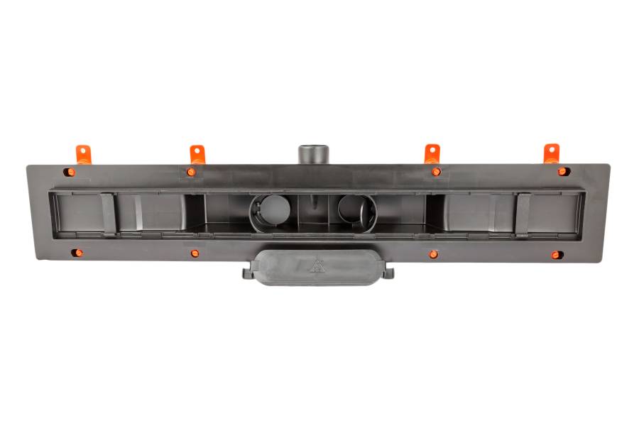 Душевой лоток 105 см Creto Snake CRE-1050 SB-50 с решеткой, черный
