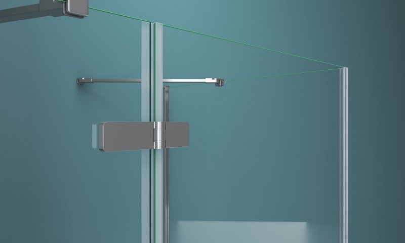Душевой уголок BelBagno KRAFT-A-12-100-C-Cr-R