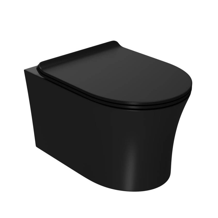 Сет: OLI 120 ECO Sanitarblock pneumatic+Панель KARISMA, хр. мат.+Унитаз Point Вега, чёрн PN41711BM
