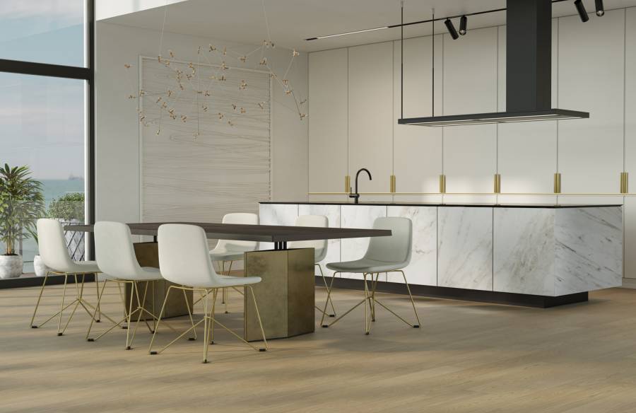 Кварцевый паркет Quartz Parquet Классик Дуб Европейский, 1258-60, 7/1,2 мм