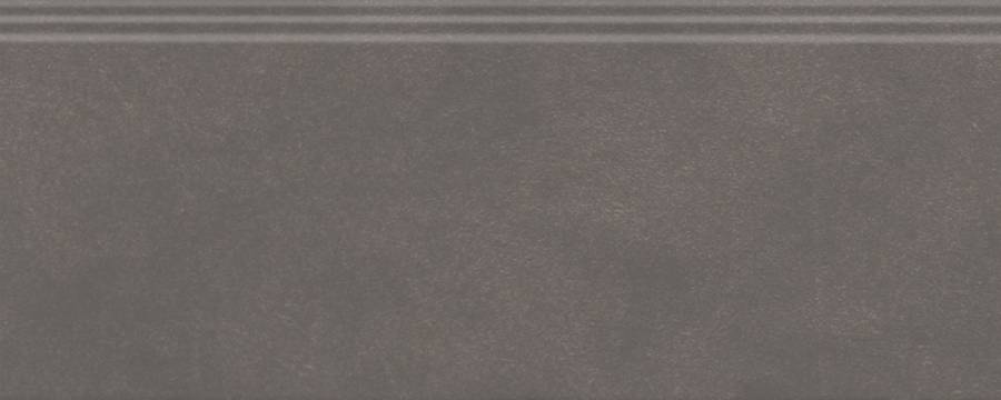 Плинтус Чементо коричневый тёмный матовый обрезной 30x12x1,3