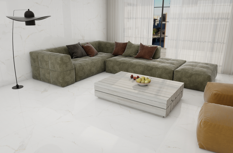 Duna/Velsaa - Satvario Lite - Керамогранит - White (Серия LIGHT) - 60х60 см