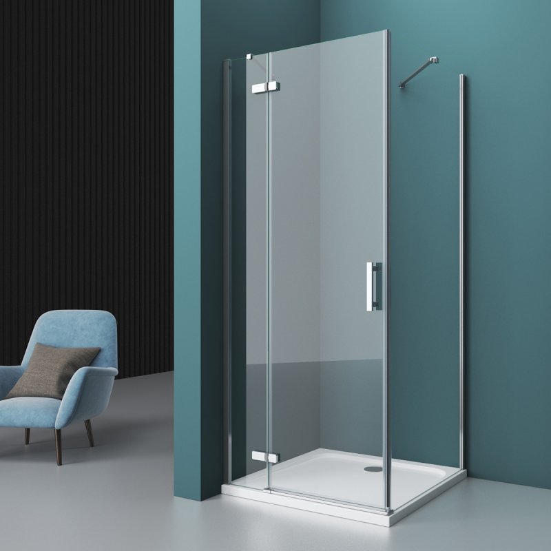 Душевой уголок BelBagno KRAFT-A-12-100-C-Cr-R