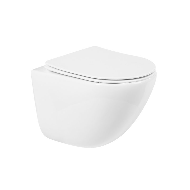 Комплект 4 в 1 Унитаз подвесной BelBagno AMANDA BB051CHR с сиденьем BB051SC + Система инсталляции для унитазов BelBagno BB002-80 с кнопкой смыва BB005