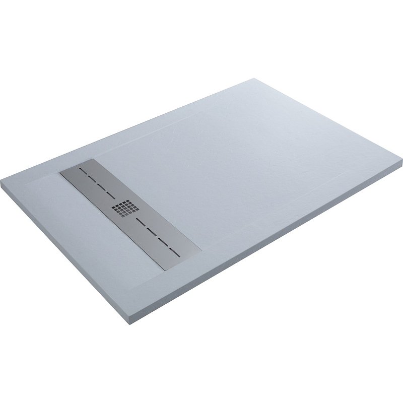 Душевой поддон Allen Brau Infinity 90x90 8.21001-21 белый камень