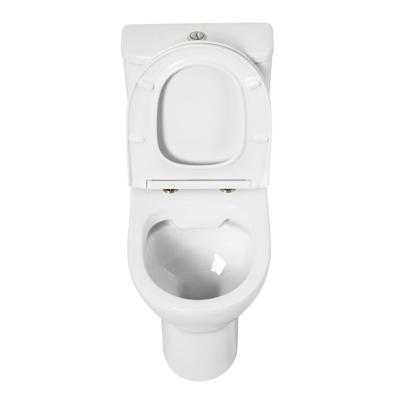 ENERGIA Чаша унитаза с сиденьем дюропласт soft close, P-trap BB8134CPR/SC