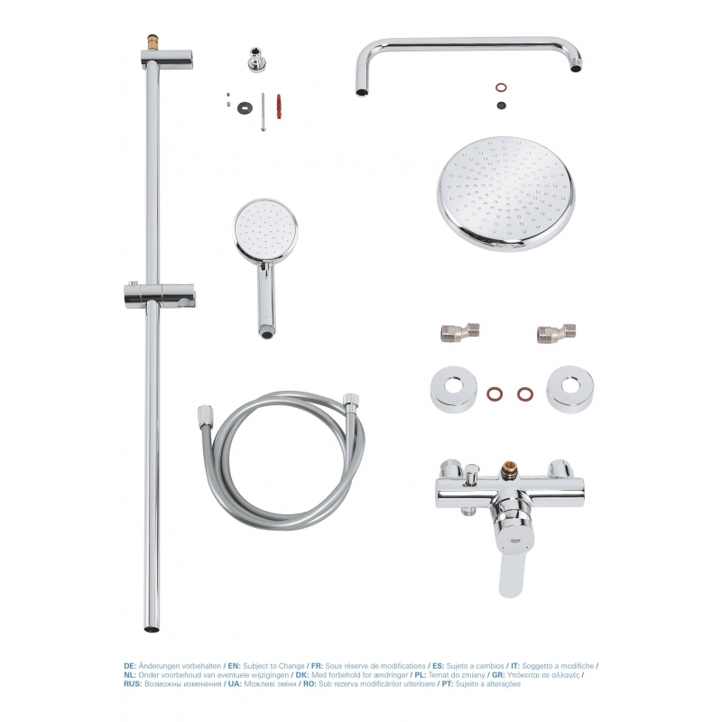 Душевая система Grohe Tempesta Cosmopolitan 210 26224001 хром