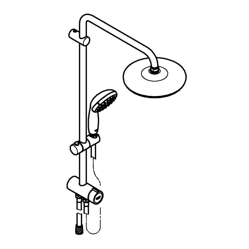 Душевая система Grohe Euphoria 26381001 хром