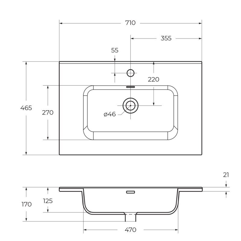 Тумба с раковиной подвесная BelBagno KRAFT 70 Cemento Grigio, раковина белая