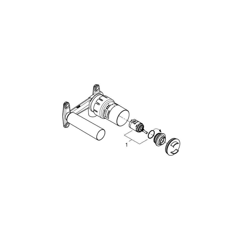 Скрытая часть Grohe Eurodisc Joy 23429000
