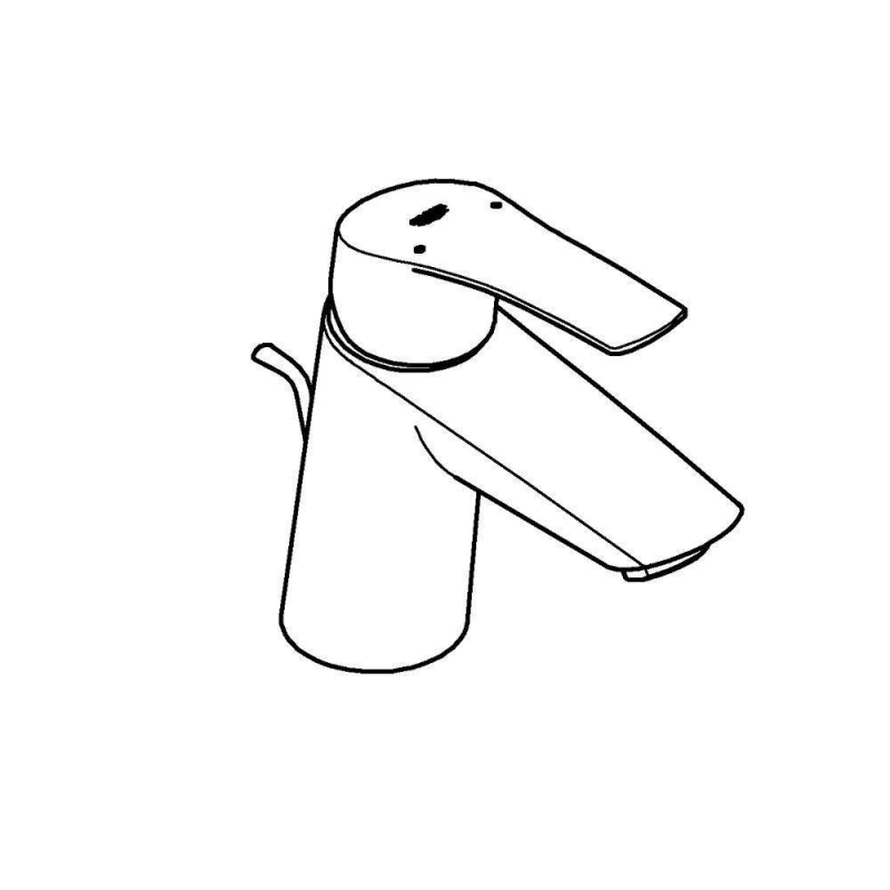 Смеситель для раковины Grohe Eurosmart S-size 23965003 хром, с донным клапаном