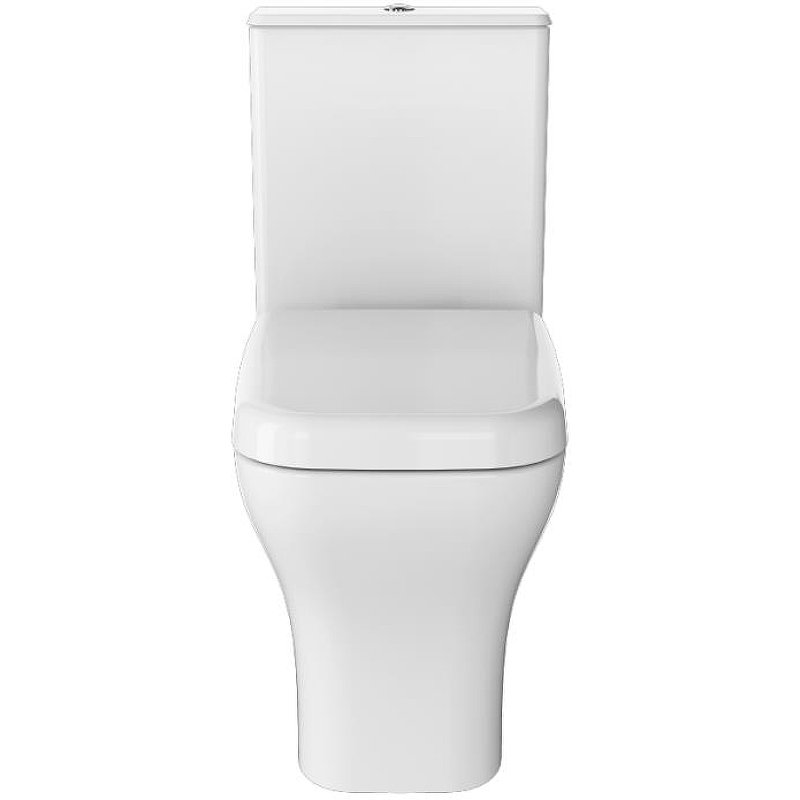 Напольный безободковый унитаз VitrA Polar, двурежимный механизм смыва 3/6 л, дюропластовое сиденье микролифт