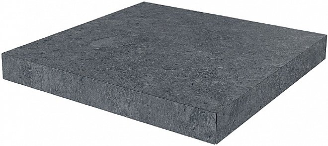 Ступень угловая клееная Роверелла серый темный 33x33x0,9