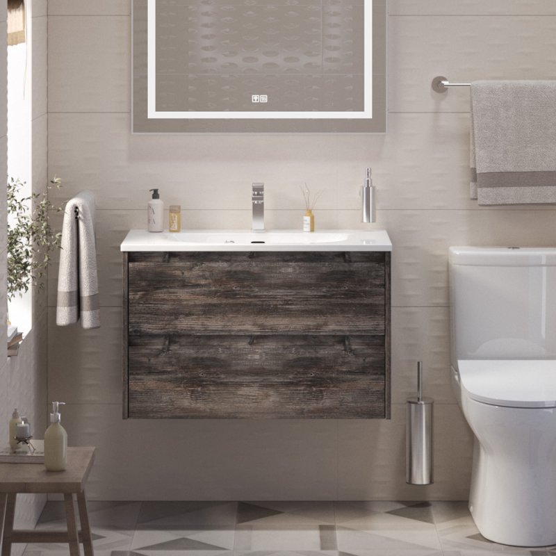 Керамическая раковина BelBagno BB-8099-3-80