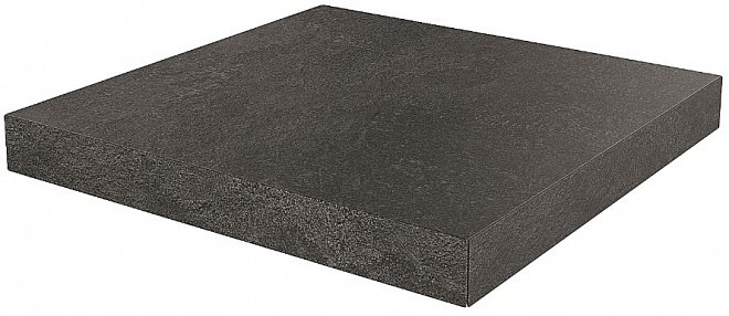 Ступень угловая клееная Про Стоун черный  33x33x0,9