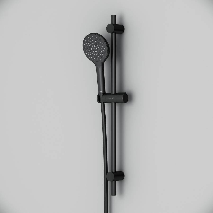 F0180022 Like,  душ.комплект: ручн.душ 3 ф-ции d 120 мм, штанга 700, шланг 1 750 мм, Черный, шт.