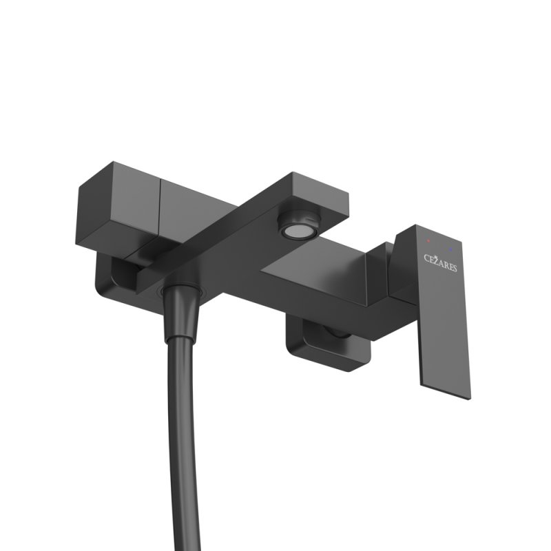 SLIDER-VD-IN Смеситель для ванны и душа однорычажный в комплекте с ручным душем, шлангом и держателем, сатин