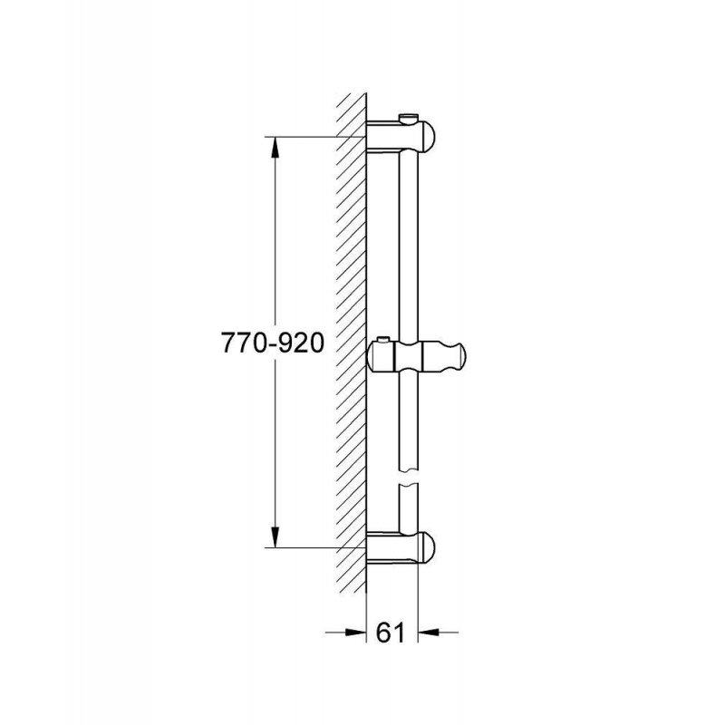 Душевая штанга Grohe Euphoria 27500000 хром