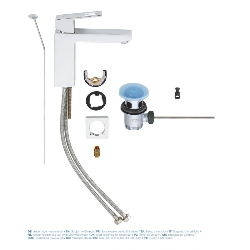 Смеситель для раковины Grohe Eurocube 23445000 хром