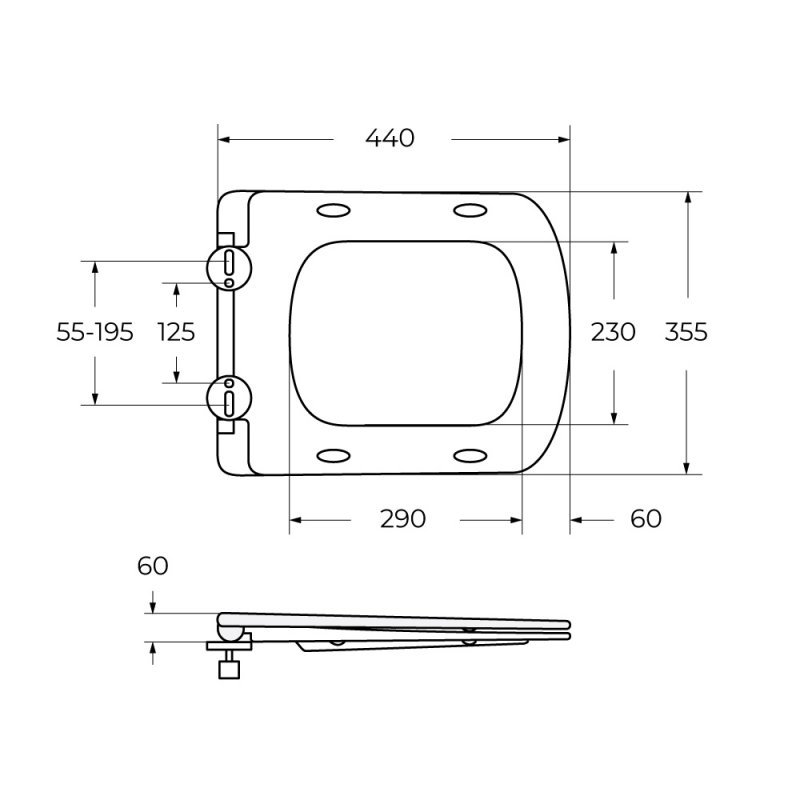 Чаша подвесного унитаза BelBagno CARINA BB514CHR