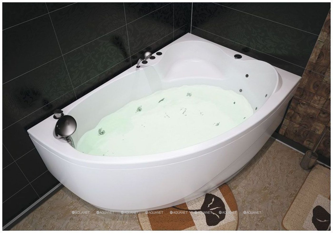 Акриловая ванна Aquanet Mayorca 150x100 R (с каркасом)