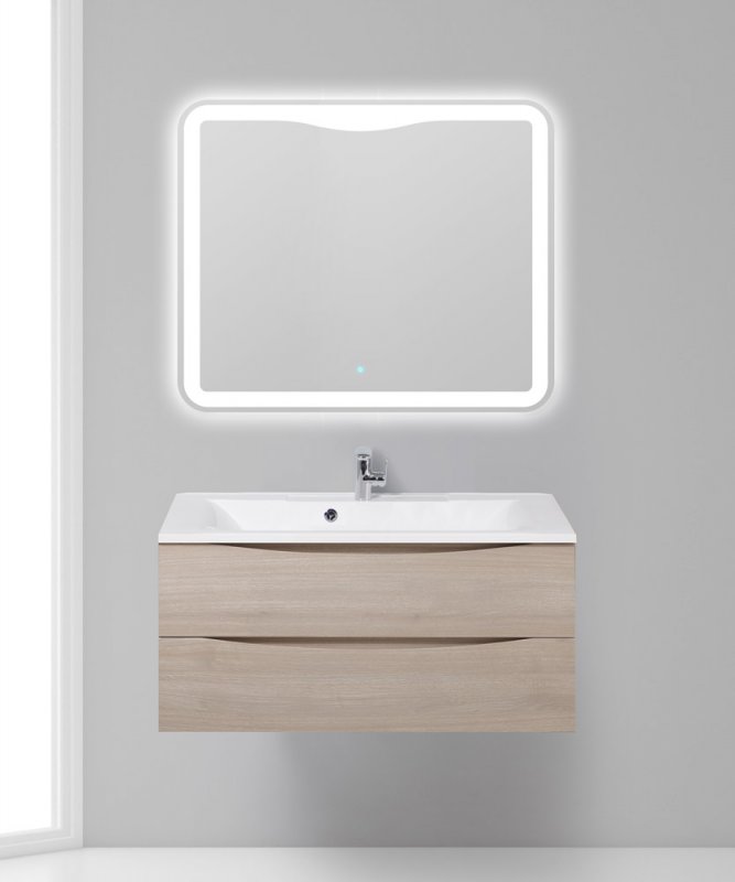 Тумба с раковиной подвесная BelBagno MARINO 100 Rovere  Nature