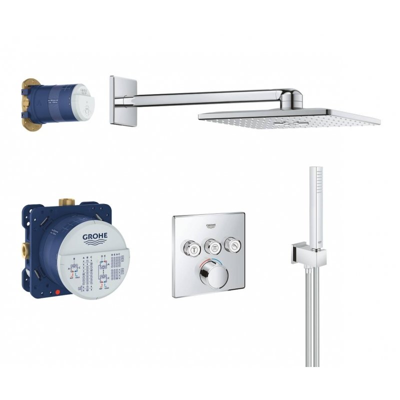 Душевая система Grohe SmartControl Concealed 34712000 хром