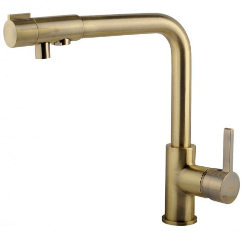 Смеситель Timo Hette 1026/02F антик с подключением фильтра